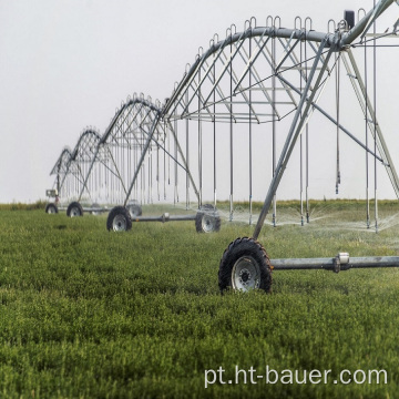 Sistema de irrigação do pivô central com economia de água da fábrica